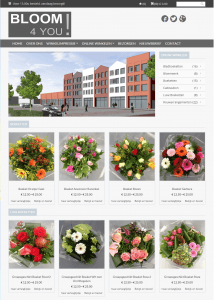 Screenshot website Bloom4you