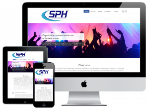 Responsive webdesign SPH Int. Music, Artists and Events