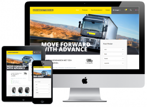 Responsive Webshop Advancetyres.nl inclusief iDEAL