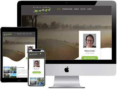 Bianca Jansen Wandelcoaching webdesign