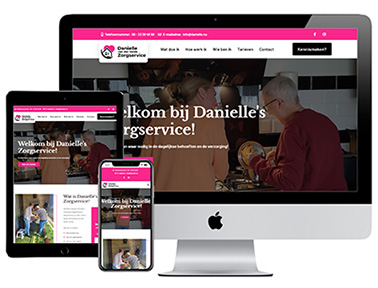 Webdesign Danielle's Zorgservice uit Tholen